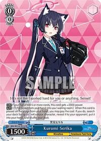 Kuromi Serika - Blue Archive - Weiss Schwarz card