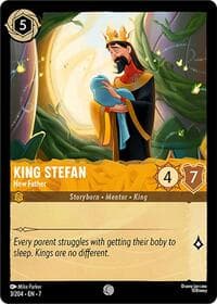 King Stefan - New Father - Archazia's Island - Disney Lorcana card