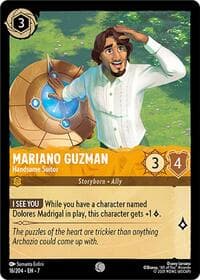 Mariano Guzman - Handsome Suitor - Archazia's Island - Disney Lorcana card