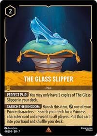 The Glass Slipper - Archazia's Island - Disney Lorcana card