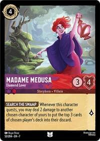 Madame Medusa - Diamond Lover - Archazia's Island - Disney Lorcana card