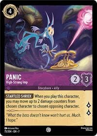 Panic - High-Strung Imp - Archazia's Island - Disney Lorcana card