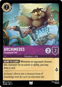 Archimedes - Exceptional Owl - Archazia's Island - Disney Lorcana card