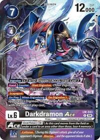 Darkdramon ACE (Limited Card Pack) - World Convergence - Digimon Card Game card
