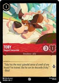 Toby - Dogged Companion - Archazia's Island - Disney Lorcana card