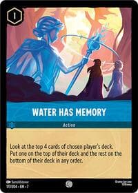 Water Has Memory - Archazia's Island - Disney Lorcana card