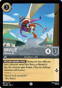 Orville - Albatross Air - Archazia's Island - Disney Lorcana card