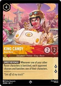 King Candy - Royal Racer - Archazia's Island - Disney Lorcana card