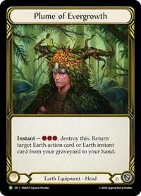 Plume of Evergrowth (Golden) - FAB257 - Flesh and Blood: Promo Cards - Flesh and Blood TCG card