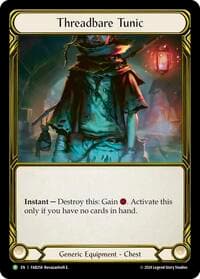 Threadbare Tunic (Golden) - FAB258 - Flesh and Blood: Promo Cards - Flesh and Blood TCG card