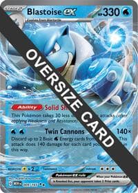 Blastoise ex - Jumbo Cards - Pokemon card