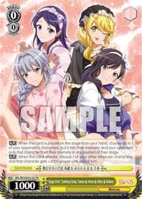 Stage Girls’ Training Camp, Tamao & Aruru & Akira & Koharu - Bushiroad Event Cards - Weiss Schwarz card