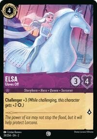 Elsa - Gloves Off (Errata Version) - Rise of the Floodborn - Disney Lorcana card