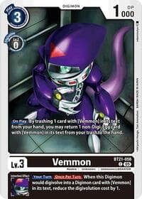 Vemmon - World Convergence - Digimon Card Game card