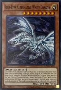 Blue-Eyes Alternative White Dragon (Unlimited Misprint) - Structure Deck: Blue-Eyes White Destiny - YuGiOh card