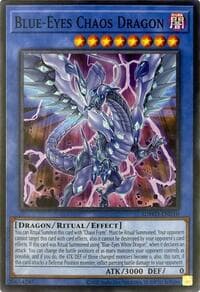 Blue-Eyes Chaos Dragon (Unlimited Misprint) - Structure Deck: Blue-Eyes White Destiny - YuGiOh card