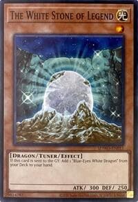 The White Stone of Legend (Unlimited Misprint) - Structure Deck: Blue-Eyes White Destiny - YuGiOh card