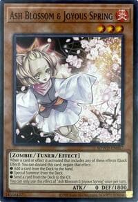 Ash Blossom & Joyous Spring (Unlimited Misprint) - Structure Deck: Blue-Eyes White Destiny - YuGiOh card