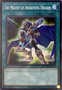 The Melody of Awakening Dragon (Unlimited Misprint) - Structure Deck: Blue-Eyes White Destiny - YuGiOh card