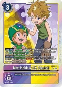 Matt Ishida & T.K. Takaishi - Starter Deck 21: Hero of Hope - Digimon Card Game card