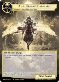 Arla, Demonic Flying Ace - Masterpiece Collection 02 "Fates Reunited!" - Force of Will card