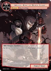 Melgis, King of Black Flame - Masterpiece Collection 02 "Fates Reunited!" - Force of Will card