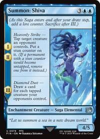 Summon: Shiva - FINAL FANTASY - Magic: The Gathering card
