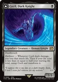 Cecil, Dark Knight - FINAL FANTASY - Magic: The Gathering card