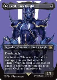 Cecil, Dark Knight (Borderless) - FINAL FANTASY - Magic: The Gathering card