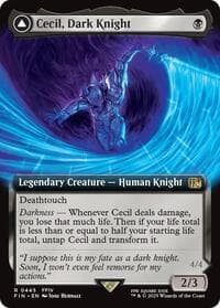 Cecil, Dark Knight (Extended Art) - FINAL FANTASY - Magic: The Gathering card