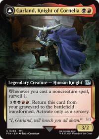 Garland, Knight of Cornelia (Extended Art) - FINAL FANTASY - Magic: The Gathering card