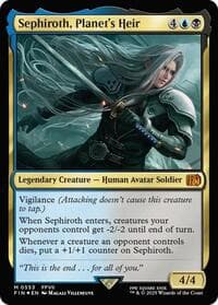 Sephiroth, Planet's Heir - FINAL FANTASY - Magic: The Gathering card