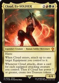Cloud, Ex-SOLDIER - Commander: FINAL FANTASY - Magic: The Gathering card