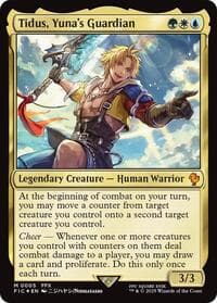 Tidus, Yuna's Guardian - Commander: FINAL FANTASY - Magic: The Gathering card
