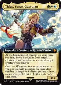 Tidus, Yuna's Guardian (Extended Art) - Commander: FINAL FANTASY - Magic: The Gathering card