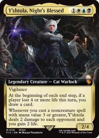 Y'shtola, Night's Blessed (Extended Art) - Commander: FINAL FANTASY - Magic: The Gathering card