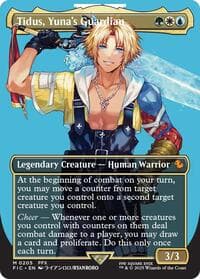 Tidus, Yuna's Guardian (Borderless) - Commander: FINAL FANTASY - Magic: The Gathering card