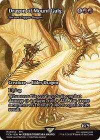 Dragon of Mount Gulg - Ancient Copper Dragon (Showcase) - FINAL FANTASY: Through the Ages - Magic: The Gathering card
