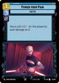 Power from Pain - Jump to Lightspeed - Star Wars: Unlimited card