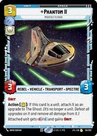 Phantom II - Modified to Dock - Jump to Lightspeed - Star Wars: Unlimited card