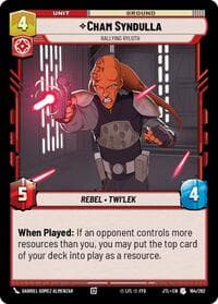 Cham Syndulla - Rallying Ryloth - Jump to Lightspeed - Star Wars: Unlimited card