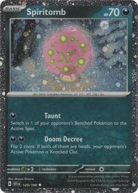 Spiritomb - 129/198 (Cosmos Holo) - Miscellaneous Cards & Products - Pokemon card