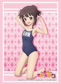 Bushiroad Sleeve Collection HG Vol.4467: KonoSuba - Megumin Swimsuit ver. (60-Pack) - Bushiroad Card Sleeves - Card Sleeves card