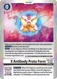 X Antibody Proto Form (Special Event Pack 2025) - Animal Colosseum - Digimon Card Game card