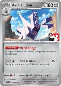 Archaludon - Prize Pack Series Cards - Pokemon card
