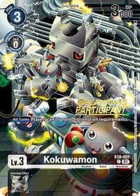Kokuwamon (2025 Regionals Participant) - New Awakening - Digimon Card Game card