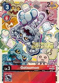 Gotsumon (2025 Regionals Participant) - Blast Ace - Digimon Card Game card