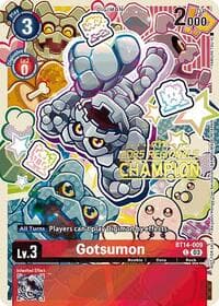 Gotsumon (2025 Regionals Champion) - Blast Ace - Digimon Card Game card