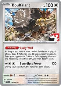 Bouffalant - Prize Pack Series Cards - Pokemon card
