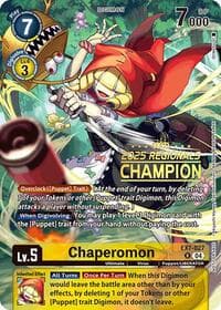 Chaperomon (2025 Regionals Champion) - Digimon LIBERATOR - Digimon Card Game card